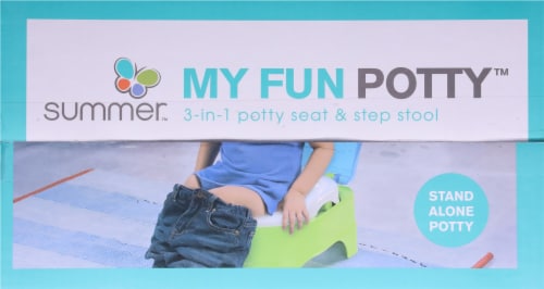 Summer™My Fun Potty™Potty Seat & Step Stool Perspective: top