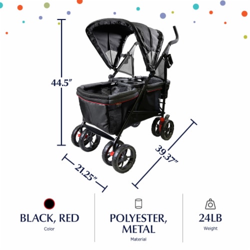 Summer Infant 3Dlite Wagon Convenience Lightweight Stroller for Infant & Toddler Perspective: top