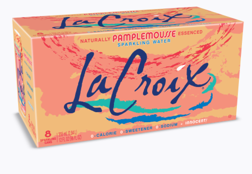 LaCroix® Pamplemousse Grapefruit Flavored Sparkling Water Cans Perspective: top
