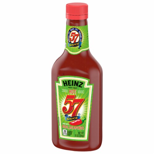 Heinz 57 Hot Jalapeno Sauce Perspective: top
