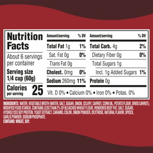Heinz HomeStyle Brown Gravy Perspective: top