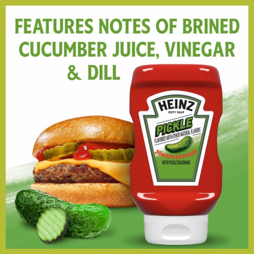 Heinz Pickle Flavored Ketchup Perspective: top