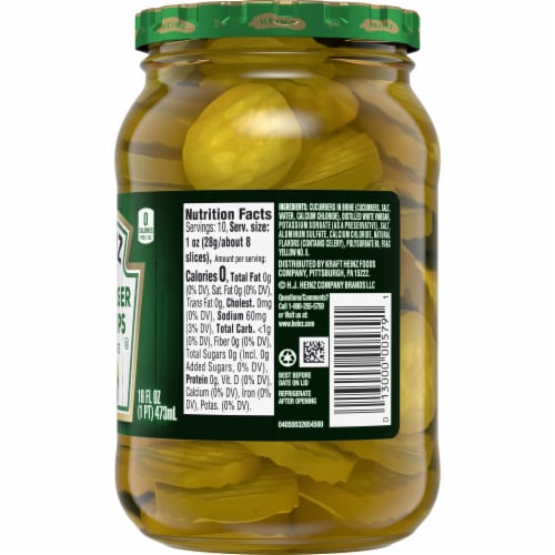 Heinz Hamburger Dill Pickle Chips, 16 fl oz - Foods Co.