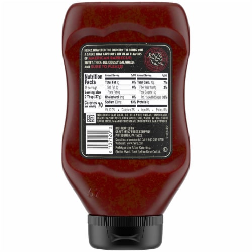 Heinz Original Sweet & Thick BBQ Sauce Perspective: top
