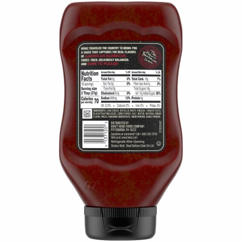Heinz Original Sweet & Thick BBQ Sauce Perspective: top
