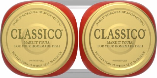 Classico® Tomato & Basil Pasta Sauce Perspective: top