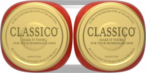 Classico® Tomato & Basil Pasta Sauce Perspective: top