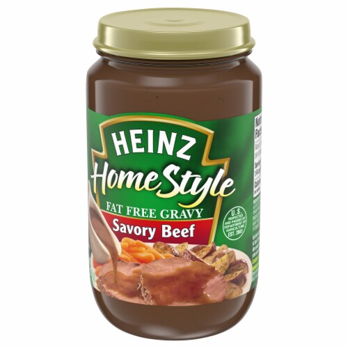 Heinz Homestyle Savory Beef Fat Free Gravy Perspective: top