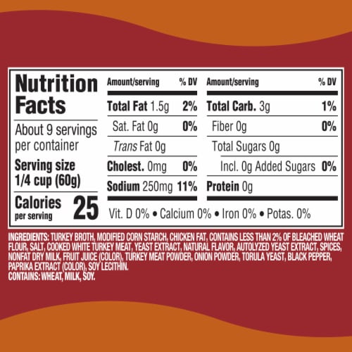 Heinz HomeStyle Turkey Gravy Value Size, Jar Perspective: top