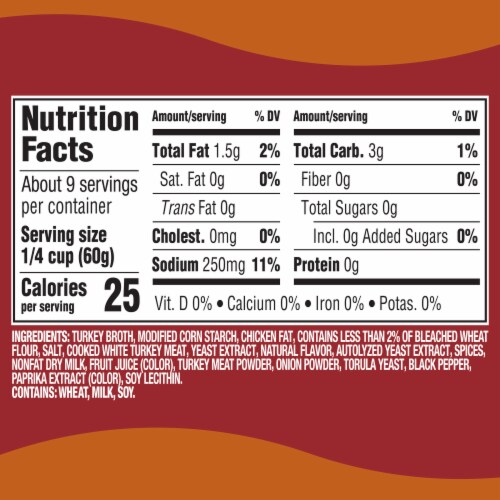 Heinz HomeStyle Turkey Gravy Value Size, Jar Perspective: top