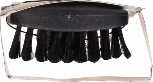 Ace Boar Bristles Club Brush - Black Perspective: top