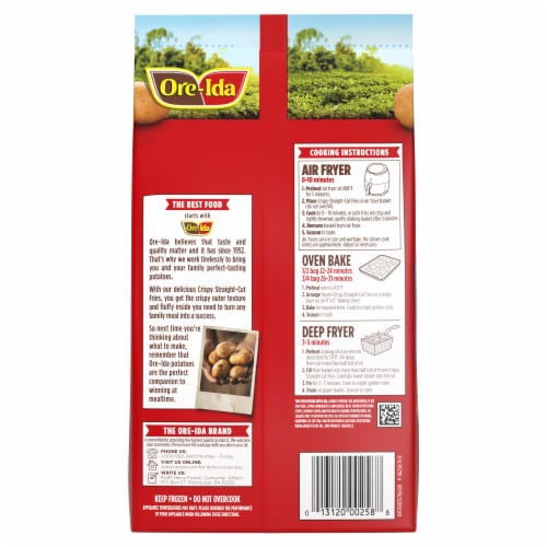 Ore-Ida Golden Fries French Fried Frozen Potatoes Perspective: top