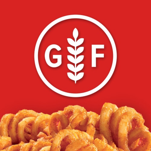 Ore-Ida Zesty Twirls Seasoned French Fries Fried Frozen Potatoes Perspective: top