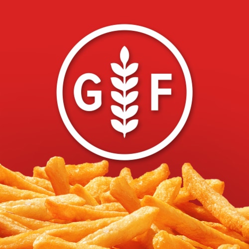 Ore-Ida Zesty Straight-Cut Seasoned French Fried Potatoes Perspective: top
