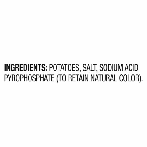 Ore-Ida Home Style Steam 'N' Mash Recipe Ready Pre-Cut Russet Potatoes Frozen Side Dish Perspective: top
