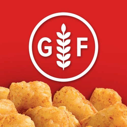 Ore-Ida Extra Crispy Tater Tots Seasoned Shredded Frozen Potatoes Perspective: top