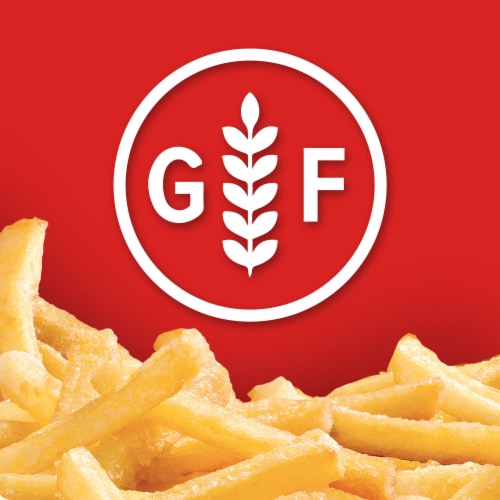 Ore-Ida Extra Crispy Fast Food French Fries Fried Frozen Potatoes Value Size Perspective: top