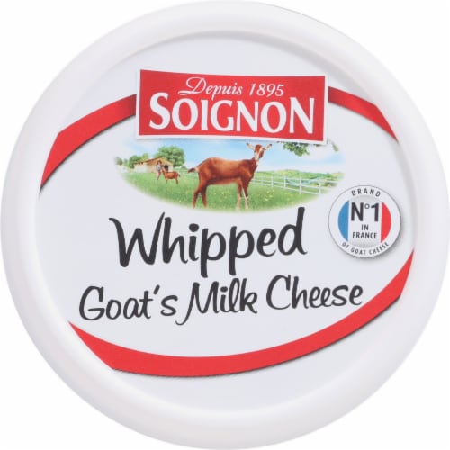 Soignon Plain Whipped Goat's Milk Cheese Perspective: top