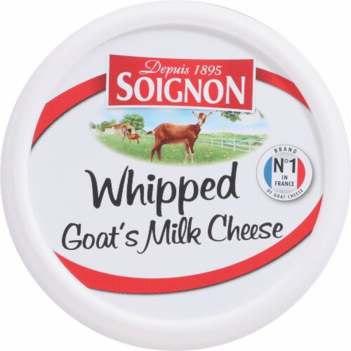 Soignon Plain Whipped Goat's Milk Cheese Perspective: top