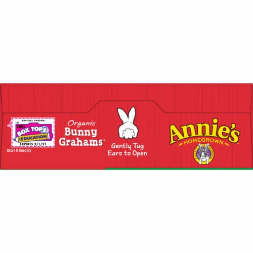 Annie's Organic Cinnamon Baked Bunny Grahams Perspective: top