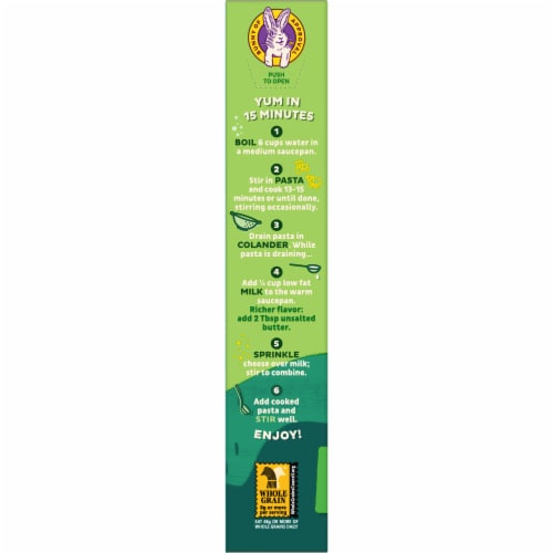 Annie's Organic Farm Friends Pasta Shapes Cheddar Macaroni and Cheese Perspective: top