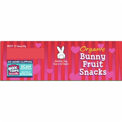 Annie's Organic Strawberry Bunny Fruit Snacks Perspective: top