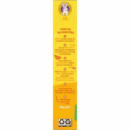 Annie's Organic Shells and Sweet Potato Pumpkin Vegan Mac Perspective: top