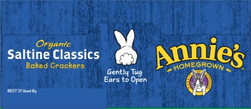 Annie's™ Organic Classics Baked Saltine Crackers Perspective: top