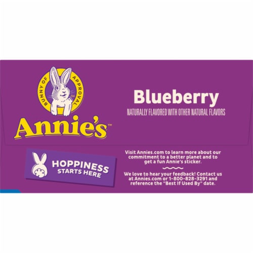 Annie's™ Organic Blueberry Frozen Waffles Perspective: top