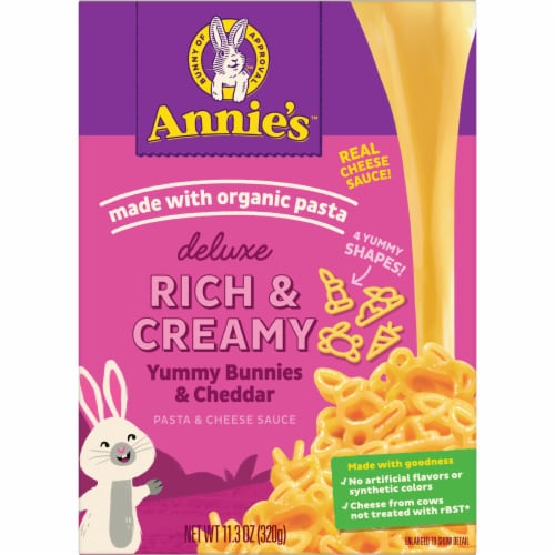 Annie's™ Deluxe Rich & Creamy Yummy Bunnies & Cheddar Mac N Cheese Perspective: top