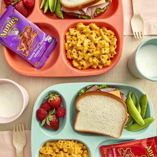Annie's Yummy Bunnies and Cheddar Mac and Cheese Perspective: top