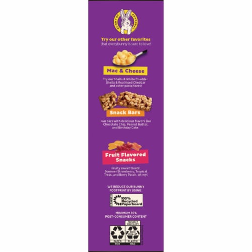 Annie's™ Organic White Cheddar Squares Baked Snack Crackers Perspective: top