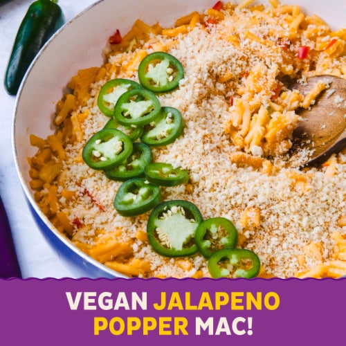 Annie's Vegan Organic Mac and Cheddar Flavor Pasta and Sauce Perspective: top