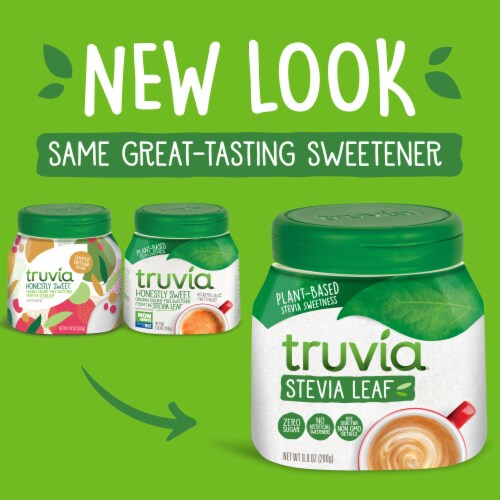 Truvia Original Calorie-Free Sweetener from the Stevia Leaf Spoonable Jar Perspective: top