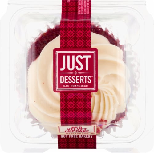 Just Desserts Red Velvet Cupcake Perspective: top