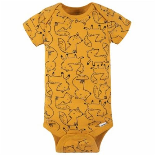 Gerber Onesies Short Sleeve Bodysuits Perspective: top