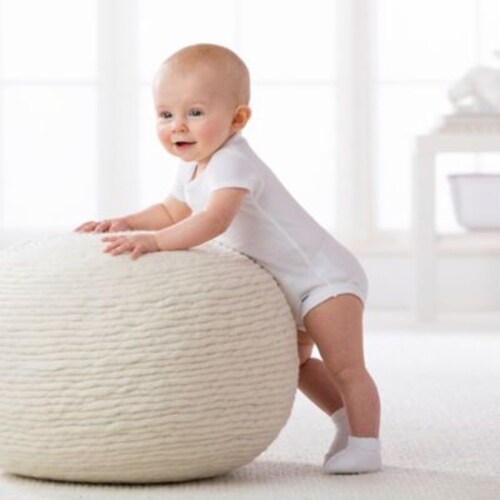 Gerber ONESIES Brand Size 3-6M 5-Pack Short Sleeve Bodysuits - White Perspective: top
