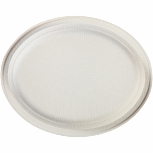 Hefty EcoSave™ 100% Compostable Large Oval Platters Perspective: top