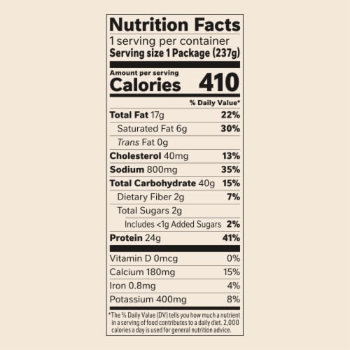 Stouffer's Rigatoni with Chicken & Pesto Frozen Meal Perspective: top