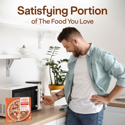 Lean Cuisine® Protein Kick Supreme Frozen Pizza Perspective: top