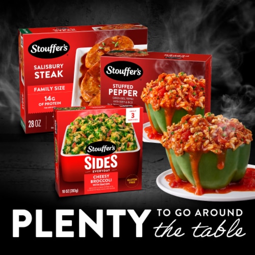 Stouffer’s Stuffed Pepper Single Serve Stuffed Bell Peppers Single Frozen Meals Perspective: top