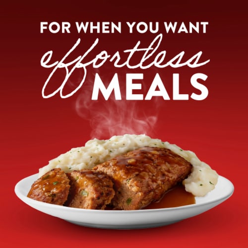 Stouffer's Classic Meatloaf Frozen Meal Perspective: top