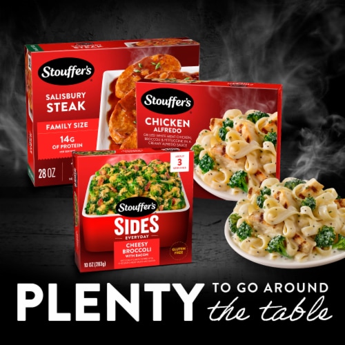 Stouffer's Chicken Fettuccini Alfredo Frozen Meal Perspective: top