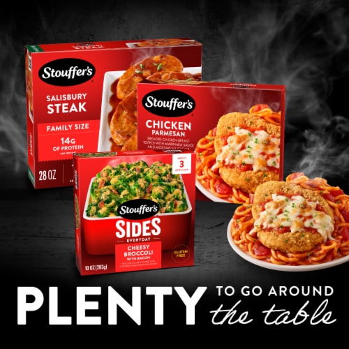 Stouffer’s Chicken Parmesan Single Serve Frozen Chicken Pasta Single Frozen Meals Perspective: top