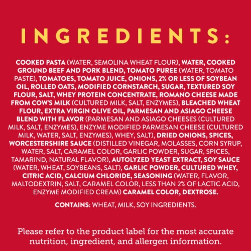 Stouffer's® Spaghetti with Meatballs Frozen Meal Perspective: top