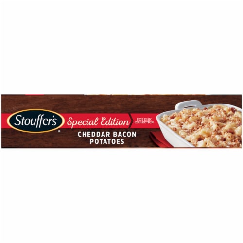 Stouffer's Holiday Collection Cheddar Bacon Potatoes Frozen Side Dish Perspective: top