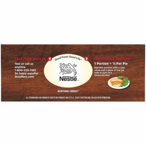 Stouffer's White Meat Chicken Pot Pie Frozen Meal Perspective: top