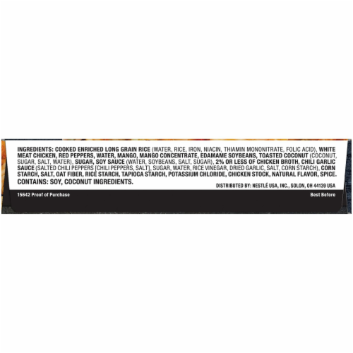 Lean Cuisine Marketplace Mango Chicken with Coconut Rice Frozen Meal Perspective: top