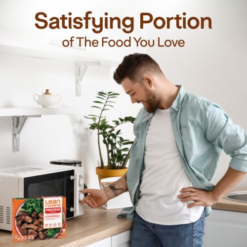 Lean Cuisine Features Steak Portabella Frozen Meal Perspective: top