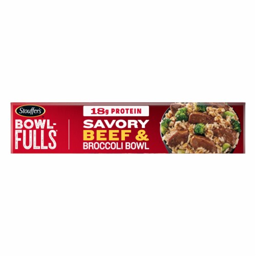 Stouffer's Bowl-Fulls Savory Beef & Broccoli Bowl Perspective: top